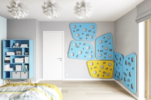 Kletterpanel KLETTERPANEL MIT LÖCHERN – Satz von 6 Stücken 