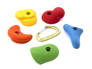 chwyty wspinaczkowe set MIX 5 - rozmiar M - 1 gniazdo