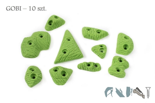 chwyty wspinaczkowe set GOBI
