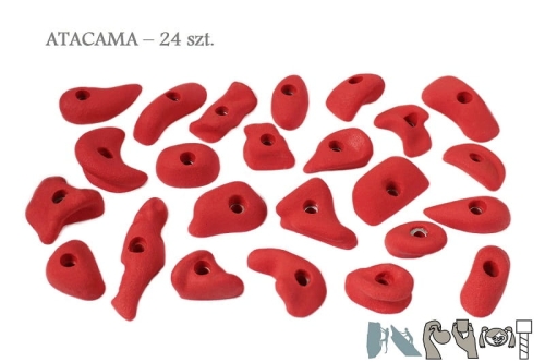 chwyty wspinaczkowe set ATACAMA